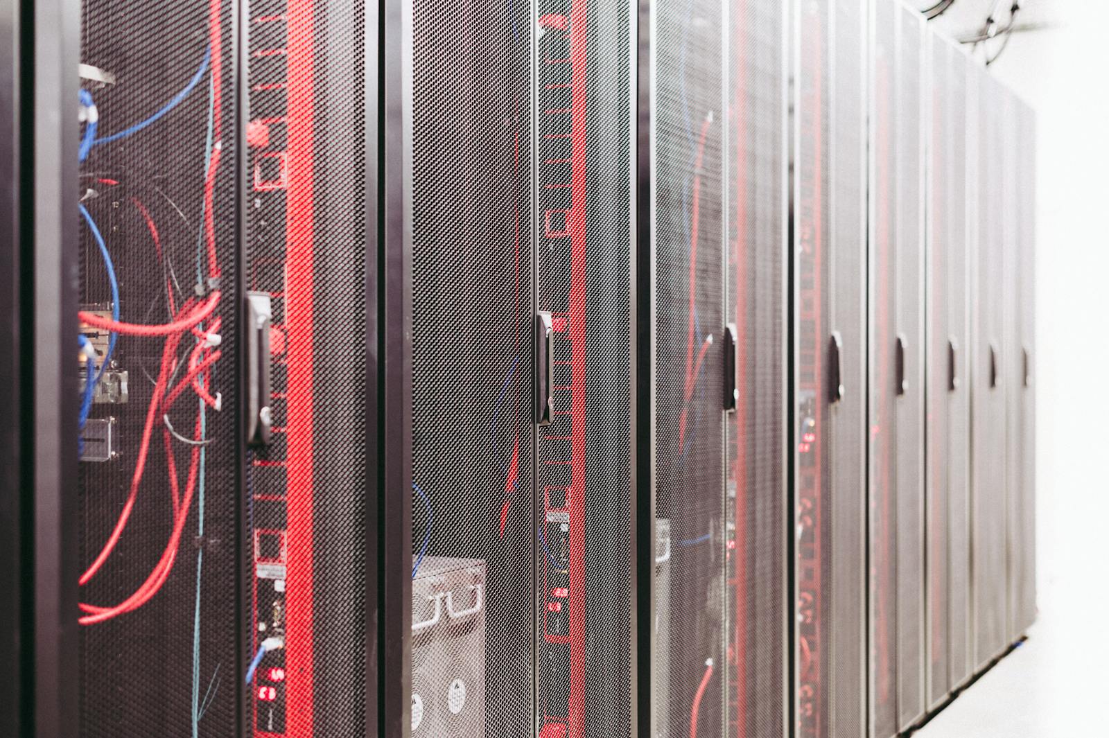 Dedicated server racks in a datacenter